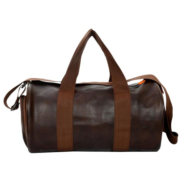 Kuber Industries Leather Sports Fitness Gym Bag for Man…