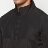 Glito Men’s Black Solid Jacket-Track-Upper. With Side Pocket