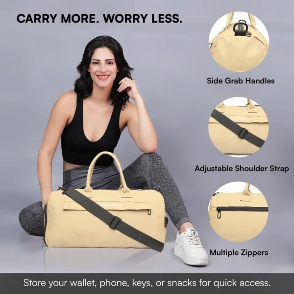 Arrowmax Gym Bag for Men & Women with Shoe Compartment |…