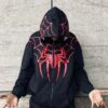 EXOTIX Cotton Black & Red Color Designer Hoodie |…