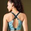 Clovia Women’s Polyester Impact Padded Printed Sports…