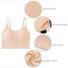 THE GORSLUXURY Women’s Seamless Cotton Sports Bra Casual…