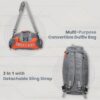 3-in-1 Convertible Travel Duffel Gym Bag for Men & Women…
