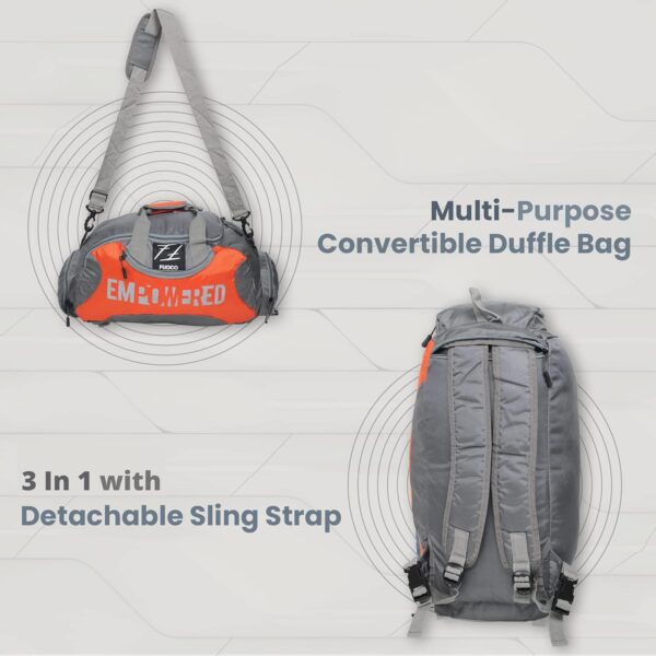 3-in-1 Convertible Travel Duffel Gym Bag for Men & Women…