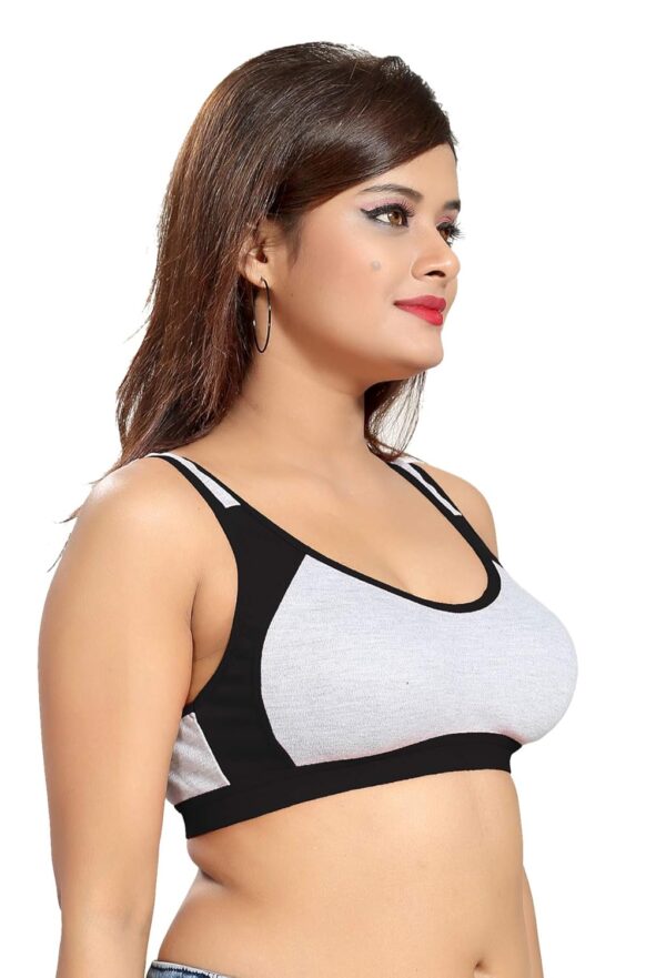 Fabme Women’s Double Layer Cups, Seamless, Sports Bra…