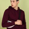 Alan Jones Clothing Mens Solid Hooded Sweatshirt |…