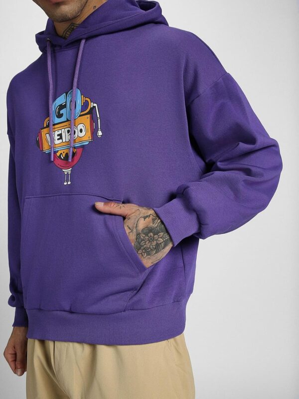 Veirdo Cotton Fleece Regular Fit Full Sleeve Hooded…