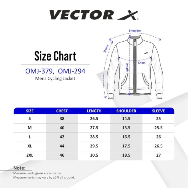 Vector X Mens Casual Jacket With Side Hand Pockets/Long…