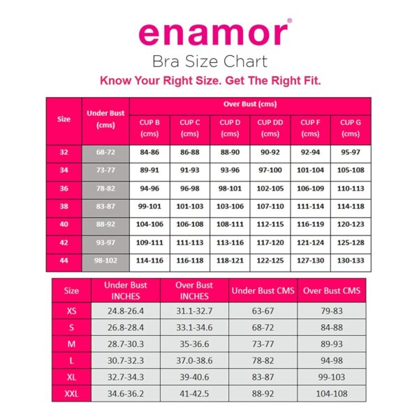 Enamor Full Support Super Lift Women’s Cotton Everyday…