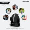 MUTMAIN Basketball Drawstring Bag for Men and Women…
