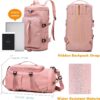 FALMAGU Convertible Travel Backpack Duffle Bag,…