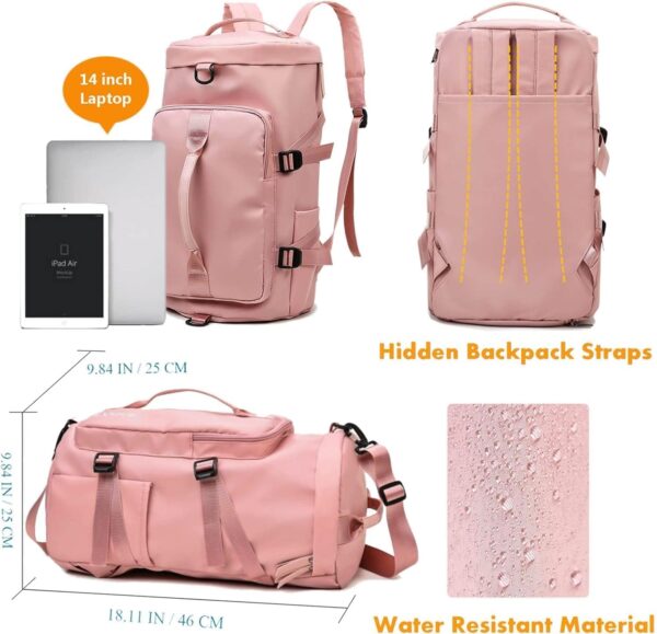 FALMAGU Convertible Travel Backpack Duffle Bag,…