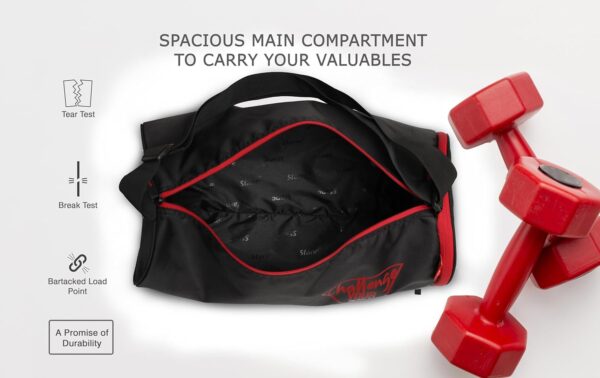 Sfane Gym Bags for Men with Separate Shoe Compartment…