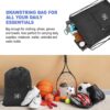 H-HEMES Drawstring Backpack Small Bag Gym Bag for Women…
