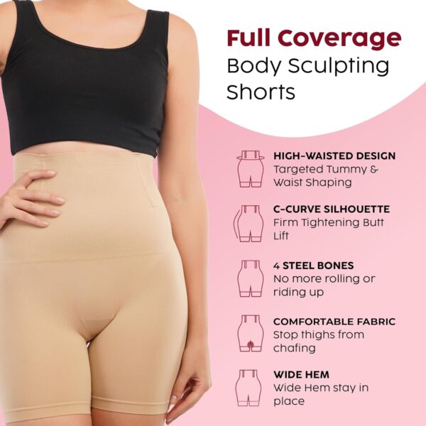 Jimmox Women’s Tummy Tucker Shapewear Shorts | High…