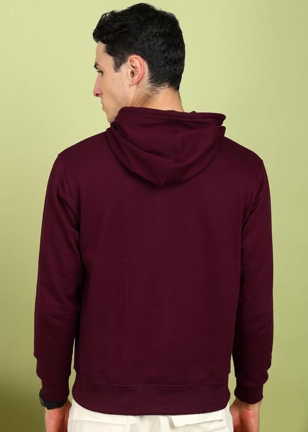Alan Jones Clothing Mens Solid Hooded Sweatshirt |…
