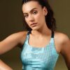 Clovia Women’s Polyester Impact Padded Printed Sports…
