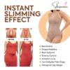 SHAPEMOUR Thong Bodysuit for Women, Slimming Design…