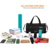Cranique Duffle Gym Bag with Shoe Compartment & Yoga Mat…