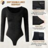 FirstFit Premium Stretchable Bodysuit for Women Thong…