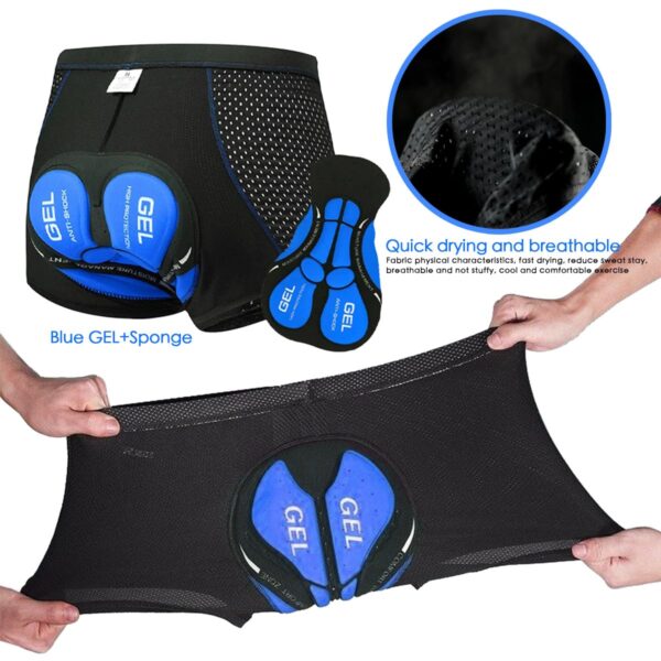 Oligitdi Men’s Cycling Shorts,4D Gel Padded Out-Wearable…