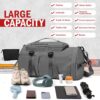 STRAPVILLA Gym Bag for Men with Shoe Compartment | Gym…