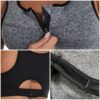 Dress Cici Womens Sports Yoga Bra Zip Front Sports Bra