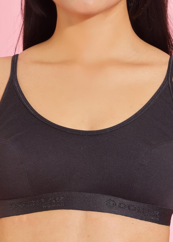 Dollar Women’s Cotton Wire Free Modern Sports Bra