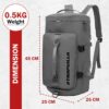 STRAPVILLA Gym Bag for Men with Shoe Compartment | Gym…