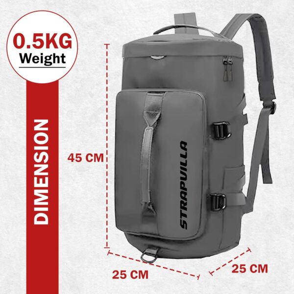 STRAPVILLA Gym Bag for Men with Shoe Compartment | Gym…