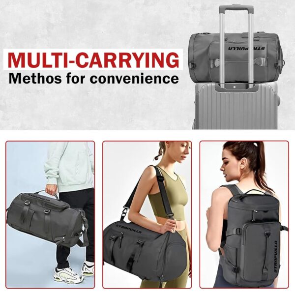 STRAPVILLA Gym Bag for Men with Shoe Compartment | Gym…