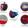 Topgator Polyester 10 inches Soft Gym Bag with Shoes…