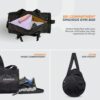 Cranique Duffle Gym Bag with Shoe Compartment & Yoga Mat…