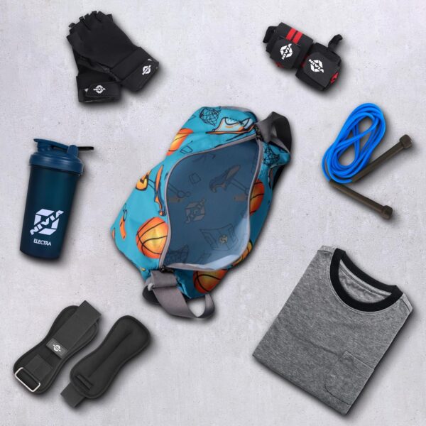 Nivia Multi-Coloured Gym Bag /11 LTR Duffle Bag/Fitness…