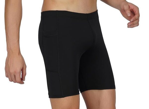 WORK FOR IT Nylon Compression Shorts Tights for Multi Sports