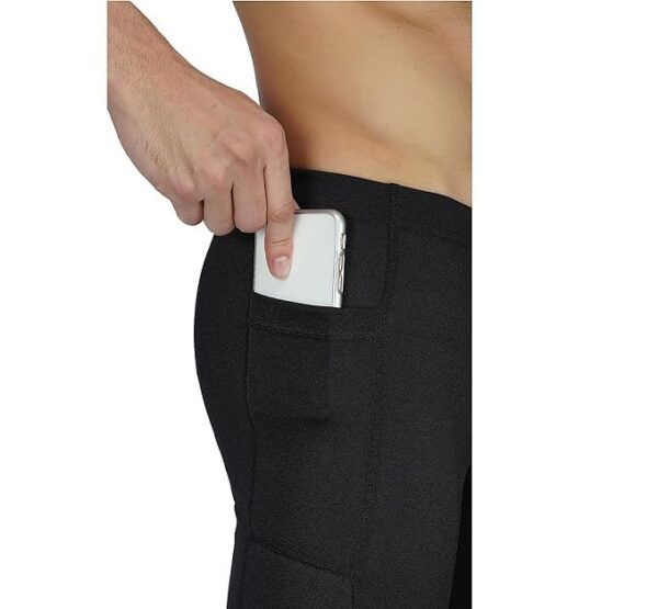 WORK FOR IT Nylon Compression Shorts Tights for Multi Sports