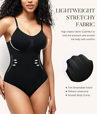 Suicune Women’s Shapewear Bodysuit Tummy Control Body…