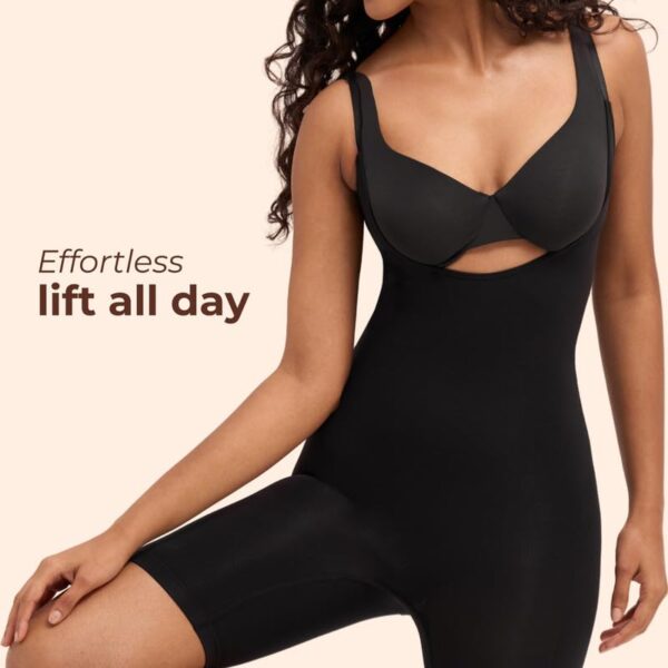 UNDERNEAT Women Adjustable Straps Open-Bust Butt Lifting…