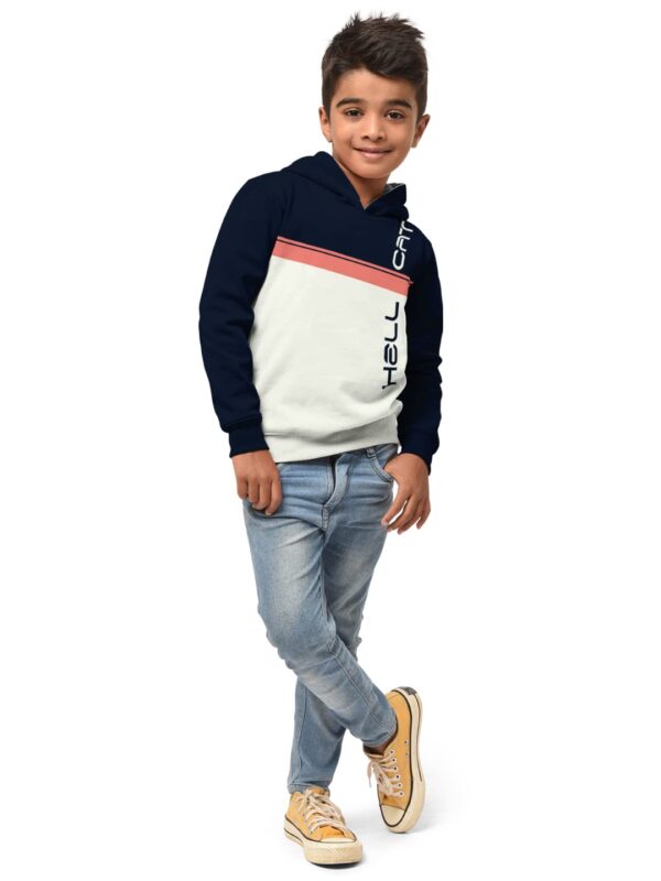 HELLCAT Boys Regular Fit Fulsleeve Hooded Sweatshirt…