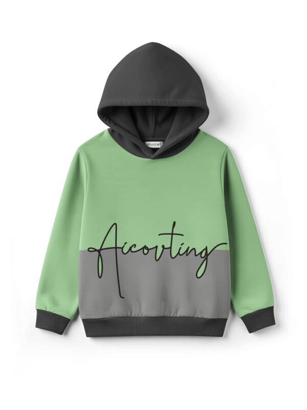 HELLCAT Trendy Colourblocked Cotton Blend Hoodie…
