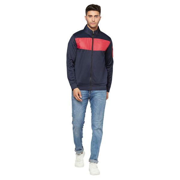 Glito Mens Zip Top Polyester Full Sleeves High Neck…