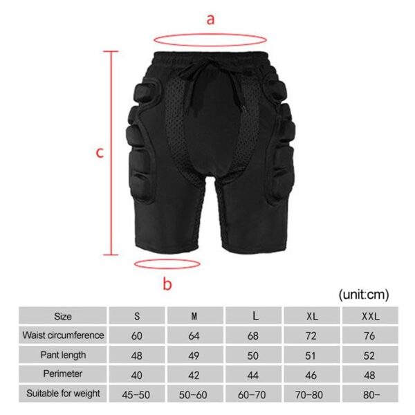 BNF Padded Shorts – Hip Protection with Enhanced Impact…
