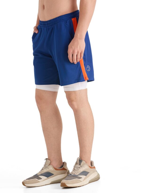 TRUEREVO Mens 2-in-1 Running & Training Shorts | 8″…