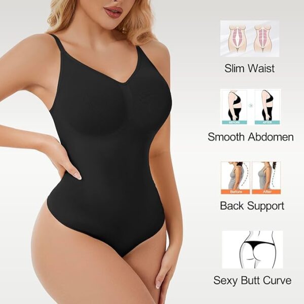 Suicune Women’s Shapewear Bodysuit Tummy Control Body…