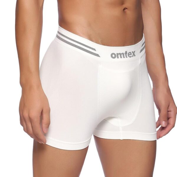 omtex Seamless Shorts with Inner Pockets for Abdomen…