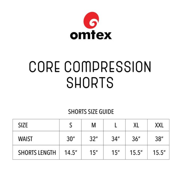 omtex Core Compression Polyester Mens Shorts Training…