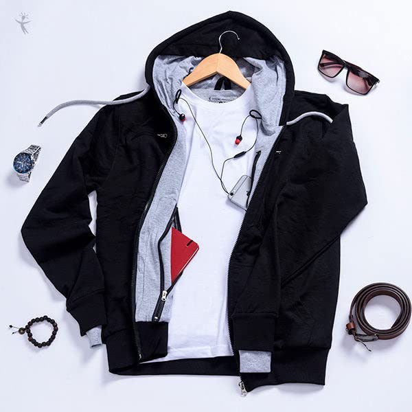 NOBERO Travel Hoodies for Man | 280 GSM Rich Cotton…