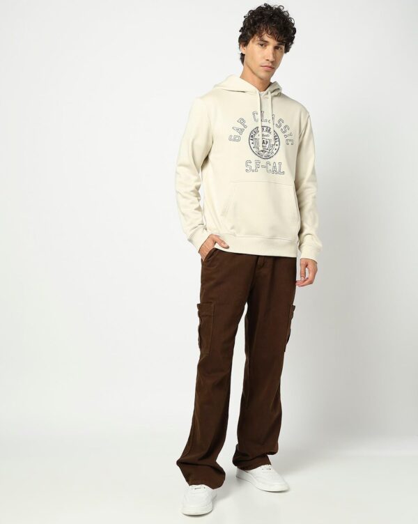 GAP Mens Regular Fit Pure Cotton Full Sleeves Hooded…