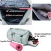 SHRBI 3 in 1 Multiple Compartment Duffel Bag with Unisex…