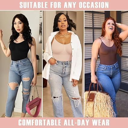 Suicune Women’s Shapewear Bodysuit Tummy Control Body…